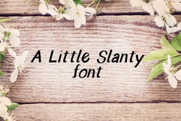 A Little Slanty: The Handwritten Typeface That Elevates Your Craft Brand