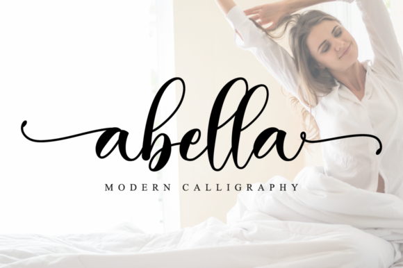 Abella Script Font: Elegant Handwritten Type for Crafts