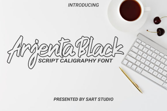 Arjenta Black: The Handwritten Typeface for Authentic Brand Identity