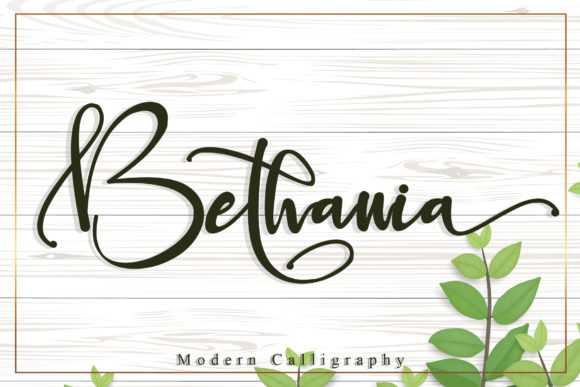 Bethania Typeface Review: Elegant Handwritten Style for Digital Branding