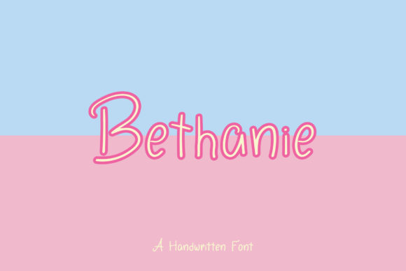 Bethanie: A Handwritten Font for Elegant Brand Identity