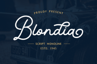 Blondia Font – A Script Typeface for Timeless Craft Projects
