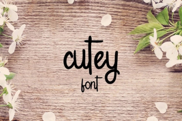 Cutey Typeface Review: Elevating Brand Identity with Modern Handwritten Style