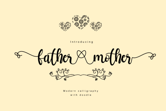 Father Mother: A Handwritten Font for Warm Editorial Design