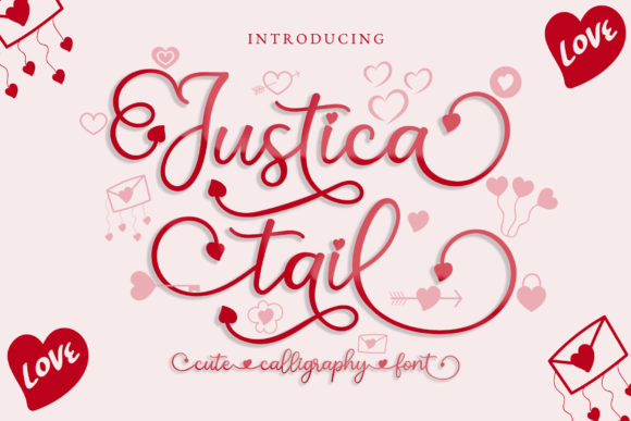 Justica Tail: A Handwritten Typeface for Authentic Brand Identity