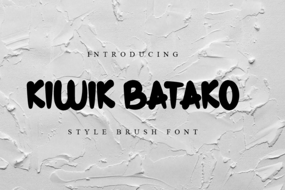 Kiwik Batako: The Handwritten Typeface for Clearer Campaign Visuals