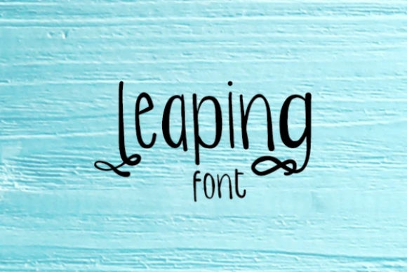 Leaping Font Review: A Playful Handwritten Typeface for Modern Branding