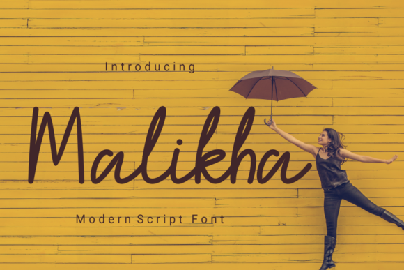 Malikha: A Timeless Handwritten Typeface for Modern Web Design