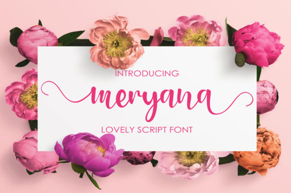 Meryana: The Modern Script Font for Handmade Brands