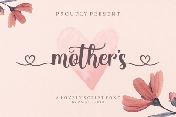Mother s: A Handwritten Font for Editorial Design