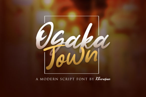 Osaka Town Typeface: Elevating Digital Brand Identity