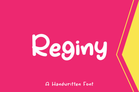 Reginy: A Handwritten Typeface for Handmade Branding