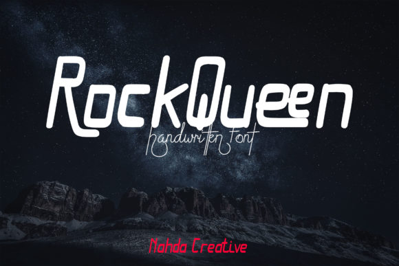 RockQueen: A Handwritten Typeface for Editorial Identity