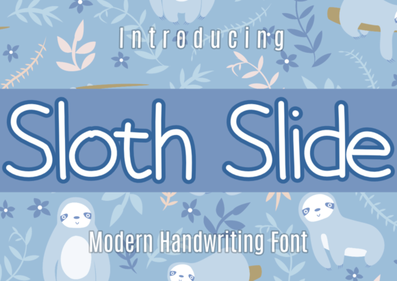 Sloth Slide: A Modern Handwritten Font for Engaging Web Design