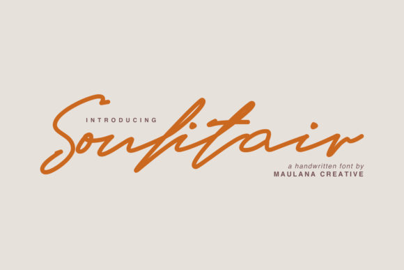 Soulitair: The Handwritten Typeface That Transforms Small Business Branding