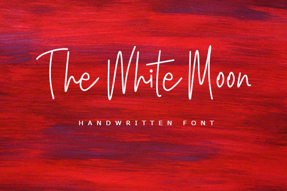 The White Moon: A Refined Script Typeface for Editorial Design