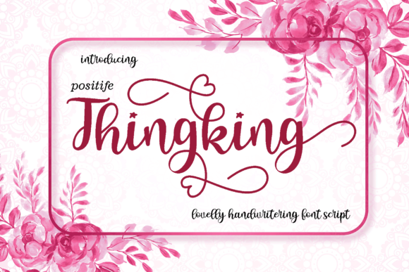 Thingking Typeface Review: A Playful Handwritten Font for Modern Branding